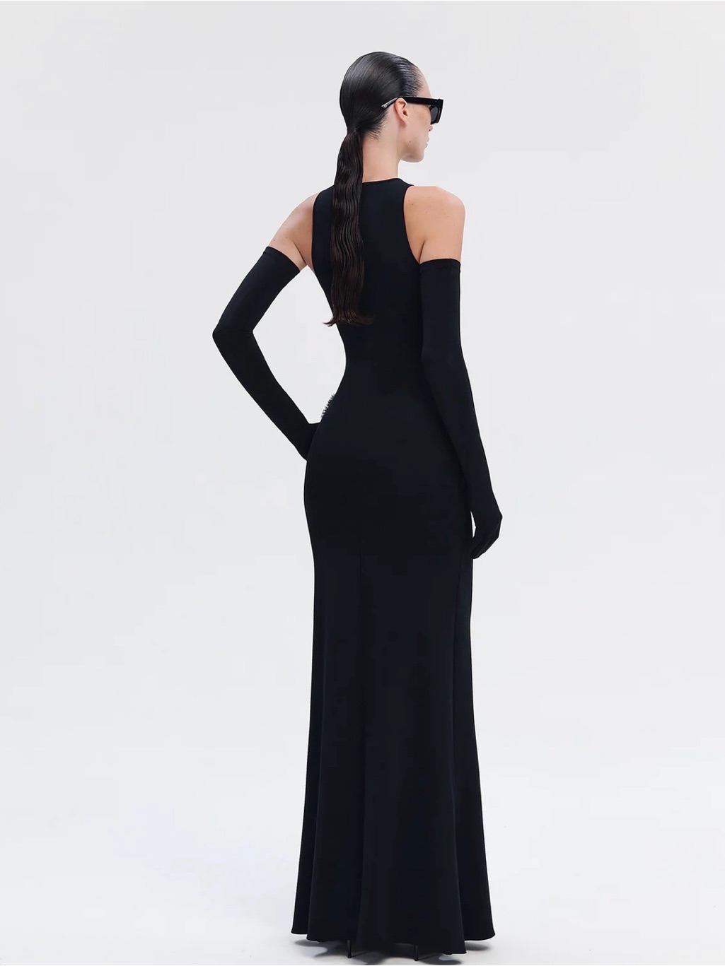 Selezza London Maxi Dress With Tulle Side Pockets — image 3 of 6